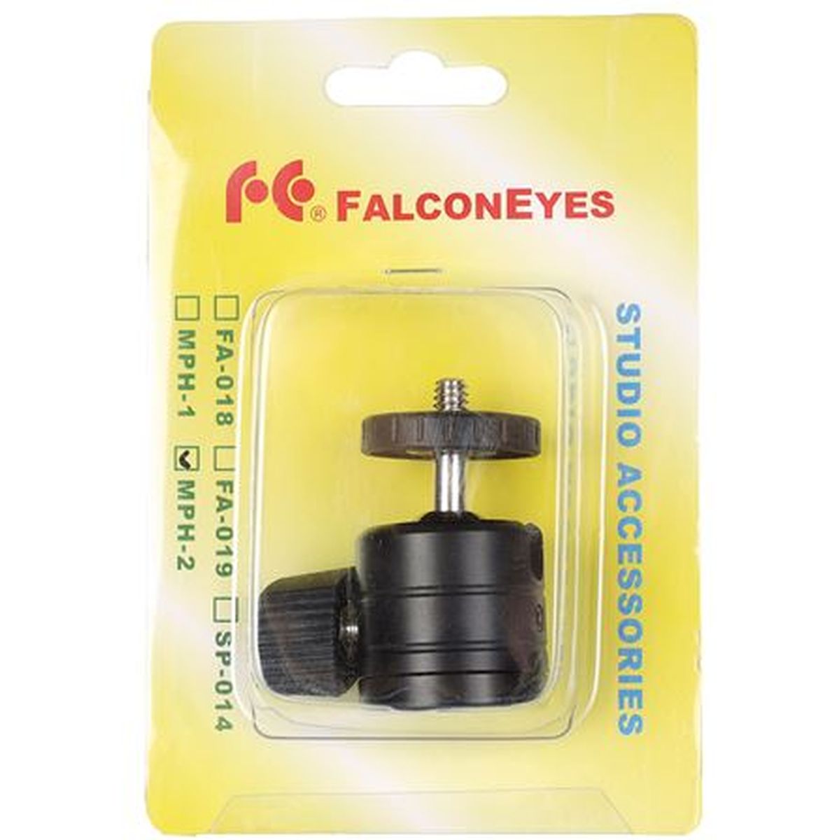 Falcon Eyes Minibalhoofd Black MPH-2