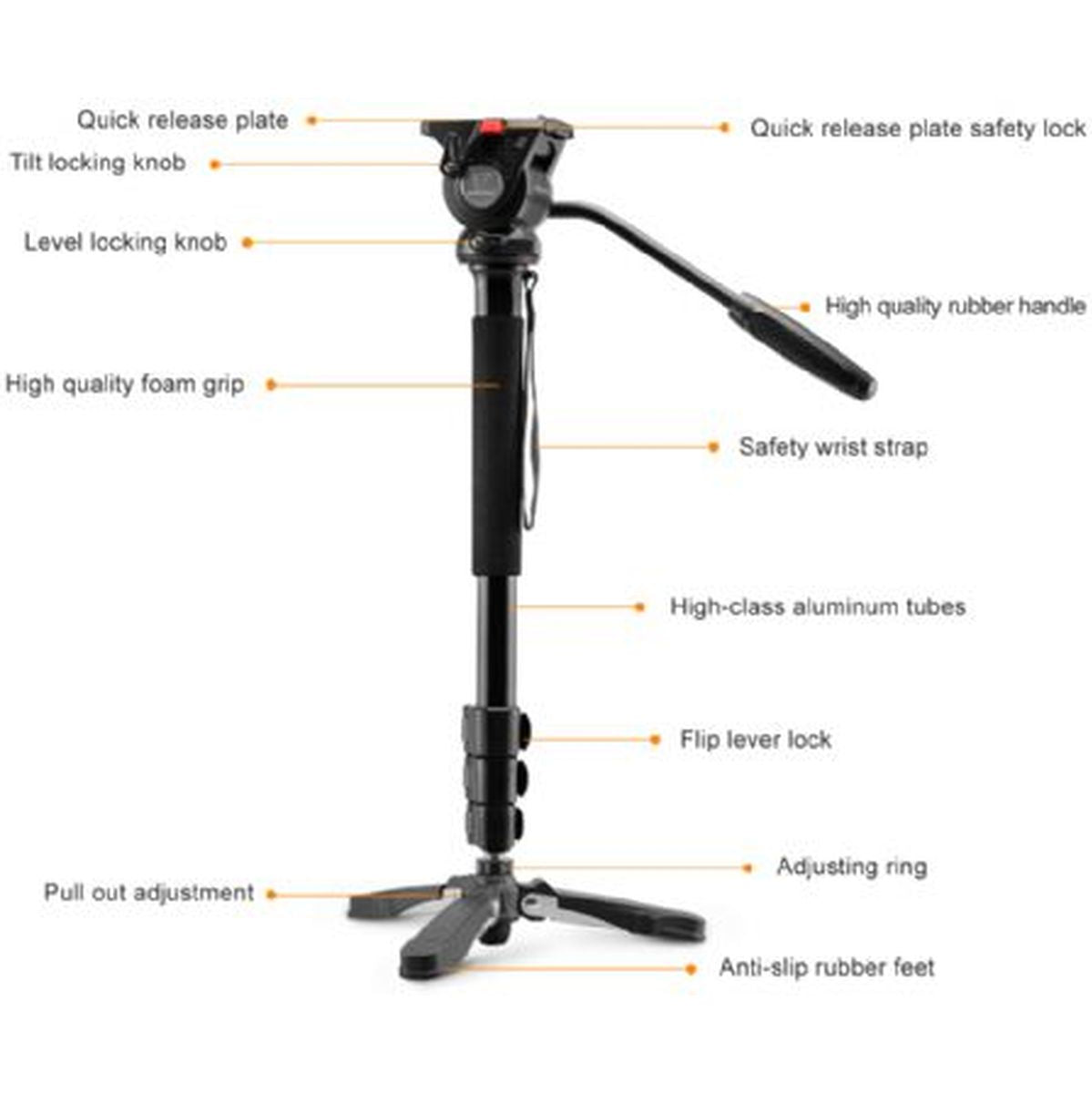 Nest Video Monopod NT-329M H145cm - image 2 of 5