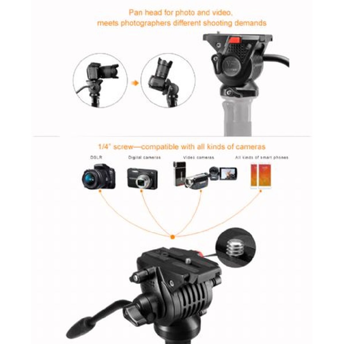 Nest Video Monopod NT-329M H145cm - image 5 of 5