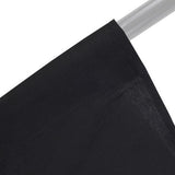 Falcon Eyes Background Cloth BCP-02 2.9x5 M Black Uitwasbaar - image 4 of 4