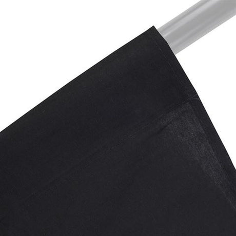 Falcon Eyes Background Cloth BCP-02 2.9x5 M Black Uitwasbaar - image 4 of 4