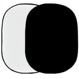 Falcon Eyes Background Board R-1482PU White/Black 148x200cm