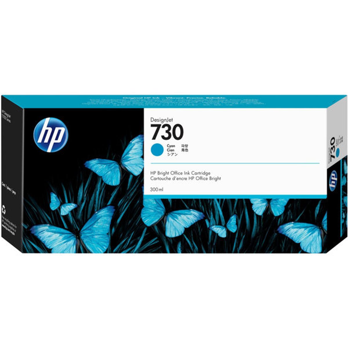 HP 730 300 ml Cyan P2V68A - image 2 of 2