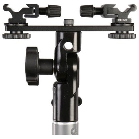 Falcon Eyes Twin Mount Tilting Bracket + 2 X Hot Shoe CLD