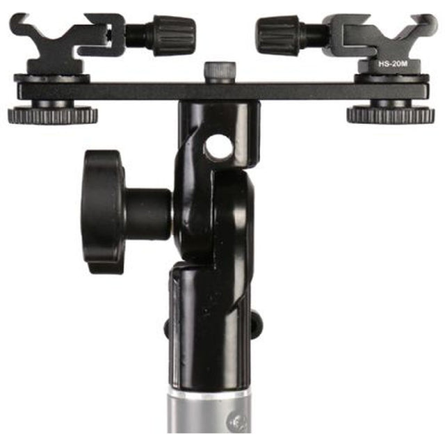 Falcon Eyes Twin Mount Tilting Bracket + 2 X Hot Shoe CLD