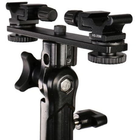 Falcon Eyes Twin Mount Tilting Bracket + 2 X Hot Shoe CLD - image 2 of 5