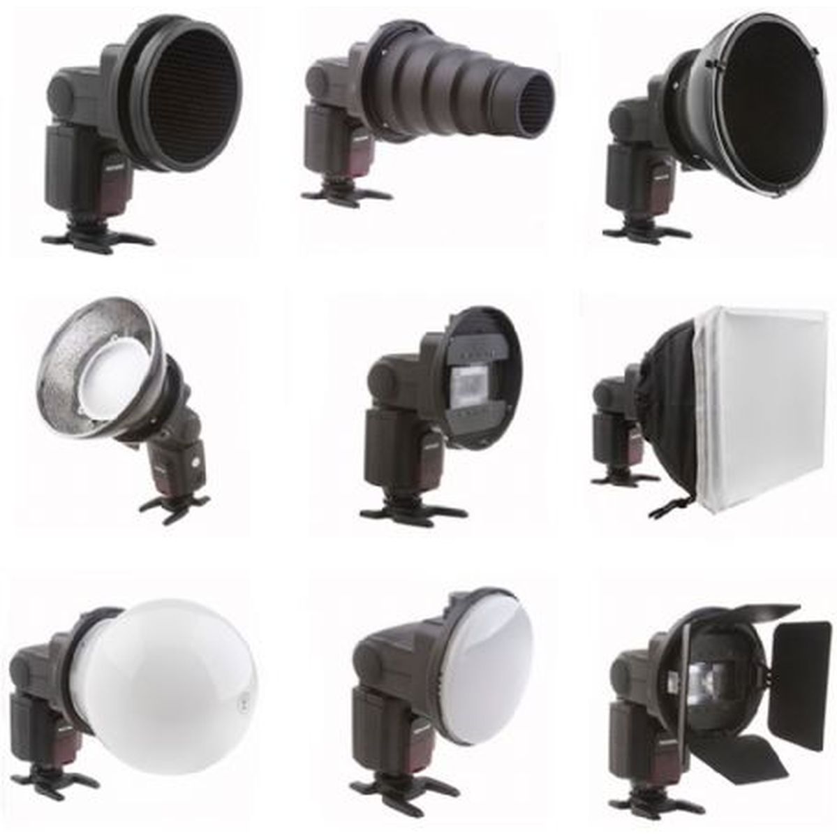 Falcon Eyes Universal Camera Flash Strobist Set SGA-K9