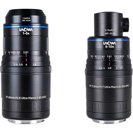 Laowa Aksen 2-LENS Bund.(45mm f/2.8 17.5mm f/1.7 (Coax Ill)) - LL