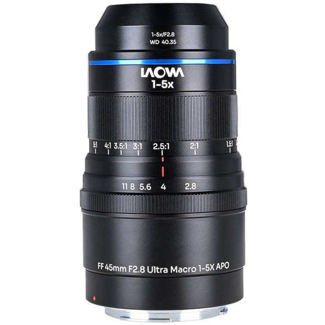 Laowa Aksen 45mm f/2.8 1-5X Ultra Macro APO - Canon EF (VEAKSEN4528C)