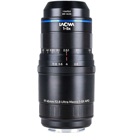Laowa Aksen 45mm f/2.8 1-5X Ultra Macro APO - Sony FE (VEAKSEN4528FE)