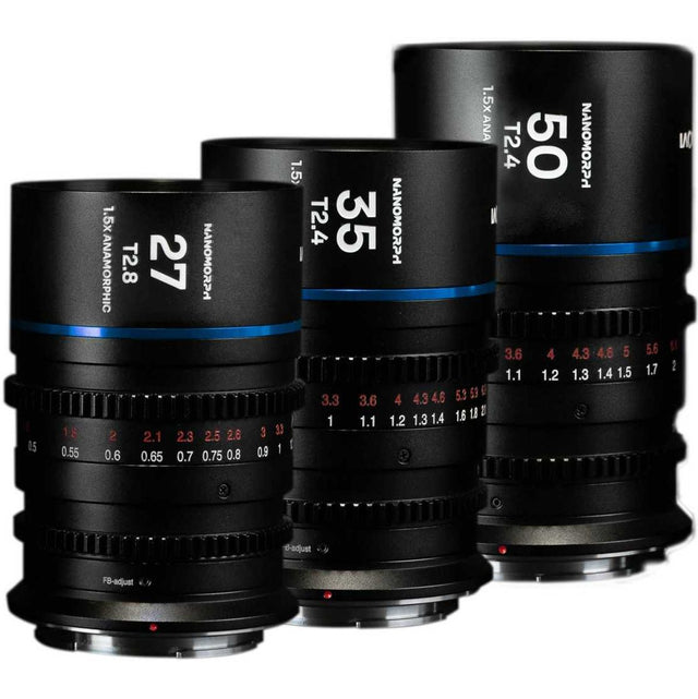 Laowa NANOMORPH S35 Bundle (27.35.50mm) Blue Cine dl