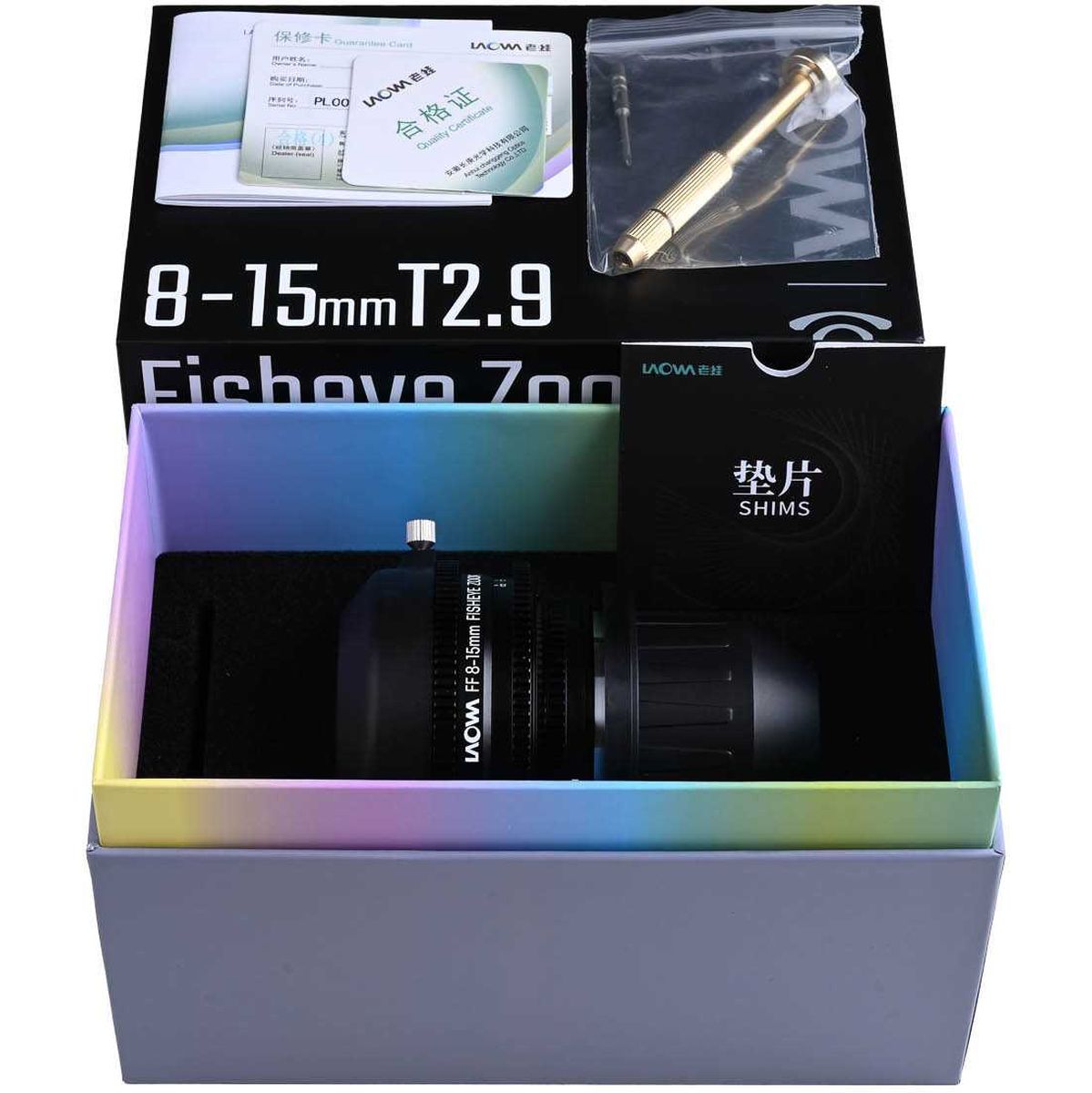 Laowa 8-15mm T2.9 FF Zoom Fisheye Cine - ARRI PL (VE815PL)