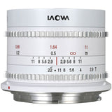 Laowa 9mm T2.9 Zero-D Cine Lens White - Canon RF