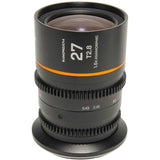 Laowa Nanomorph 27mm T2.8 1.5X S35 (Amber) (Cine) L-Mount