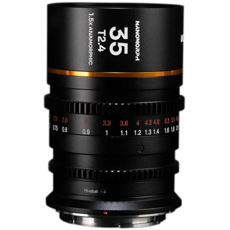 Laowa Nanomorph 35mm T2.4 1.5X S35 (Amber) (Cine) MFT