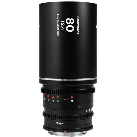 Laowa Nanomorph 80mm T2.4 1.5X S35 (Silver) L Mount (Lao-80-LL-S-CI)