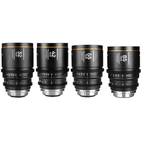Laowa Nanomorph LF 4-LENS Bundle 32/42/55/85mm (Amber) (Lao-32425585-B-PL-A)