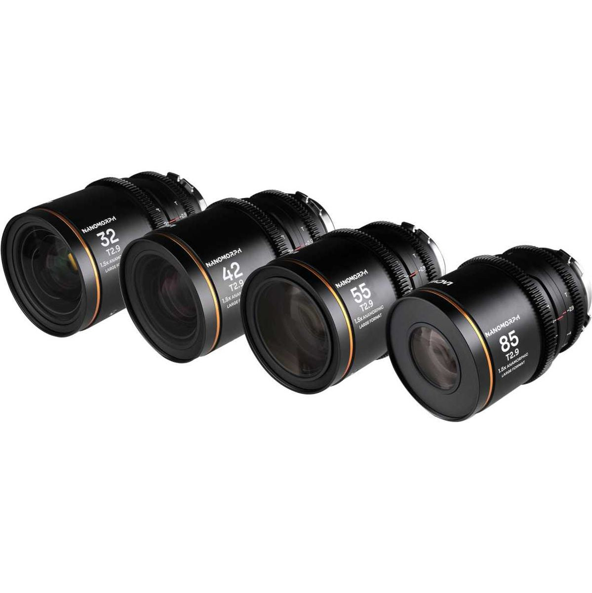 Laowa Nanomorph LF 4-LENS Bundle 32/42/55/85mm (Amber) (Lao-32425585-B-PL-A) - image 2 of 2