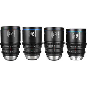 Laowa Nanomorph LF 4-LENS Bundle 32/42/55/85mm (Blue) (Lao-32425585-B-PL-B)