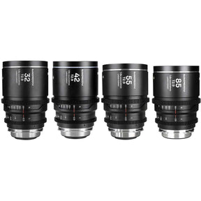 Laowa Nanomorph LF 4-LENS Bundle 32/42/55/85mm (Silver) (Lao-32425585-B-PL-S)