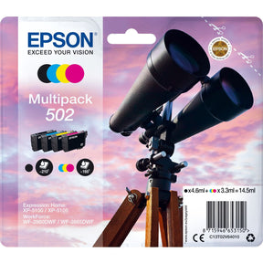 Epson Multipack 4-COLOURS 502 Sec C13T02V64020