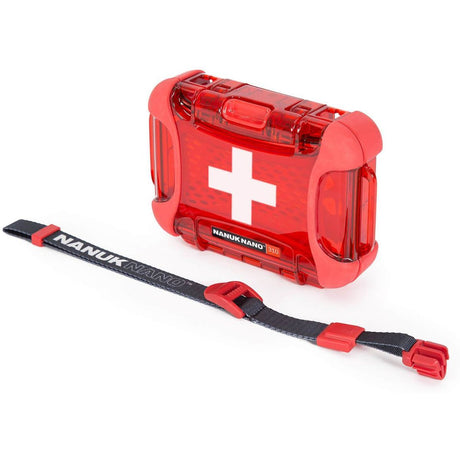 Nanuk Case 310 Empty w/ First Aid Logo Red Interior 131x77x28mm