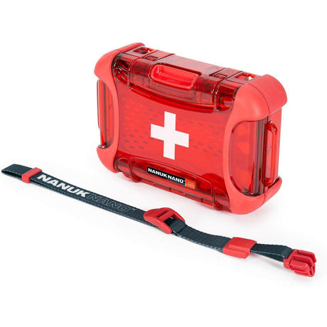 Nanuk Case 320 Empty w/ First Aid Logo Red Interior 151x85x39mm