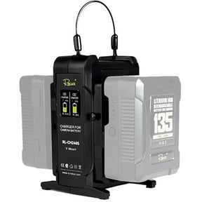 Rolux Dual Fast Charger RL-CH240S For V-Mount Battery