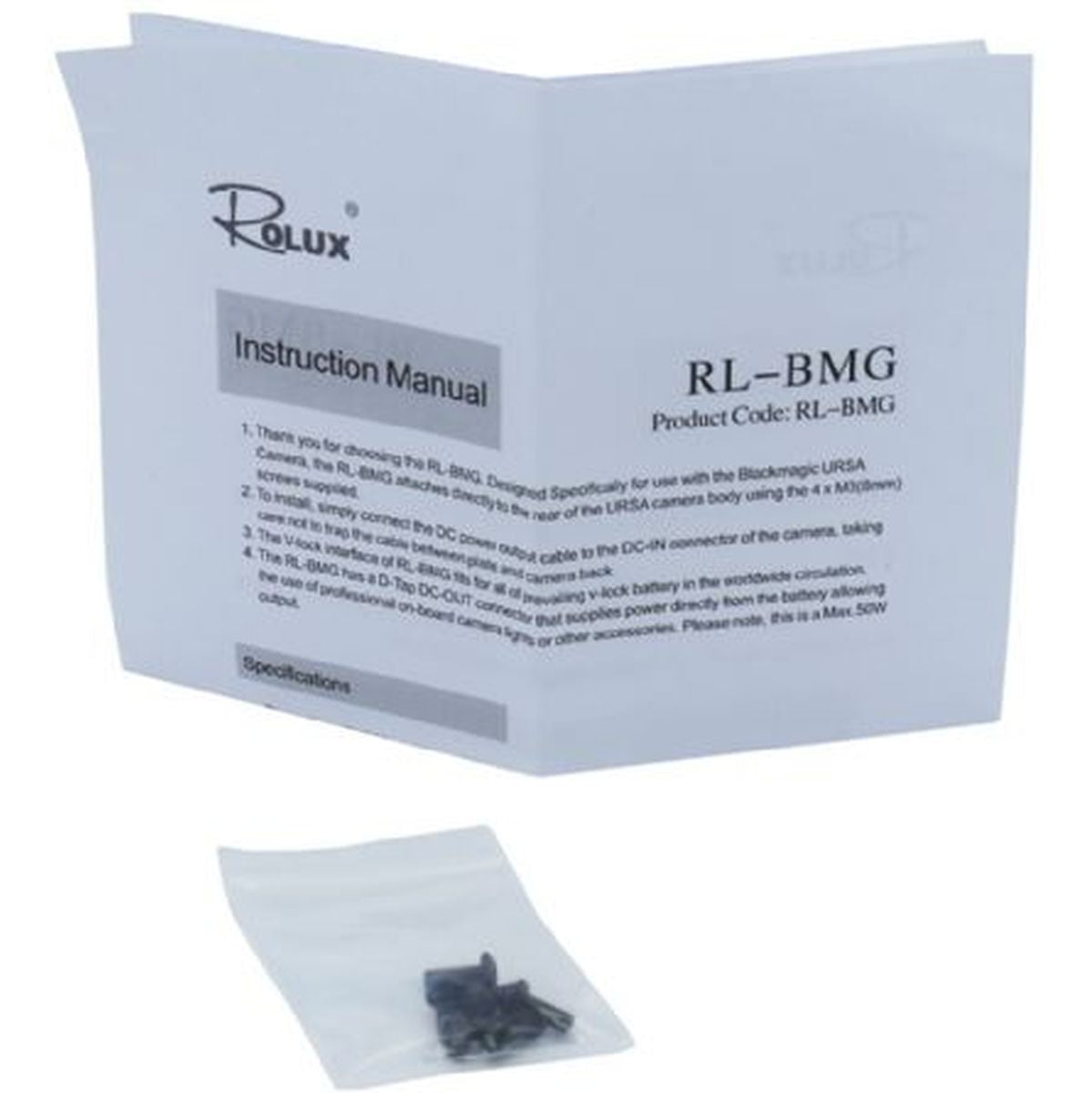 Rolux V-Mount Battery Plate RL-BMG For Black Magic URSA - image 5 of 5