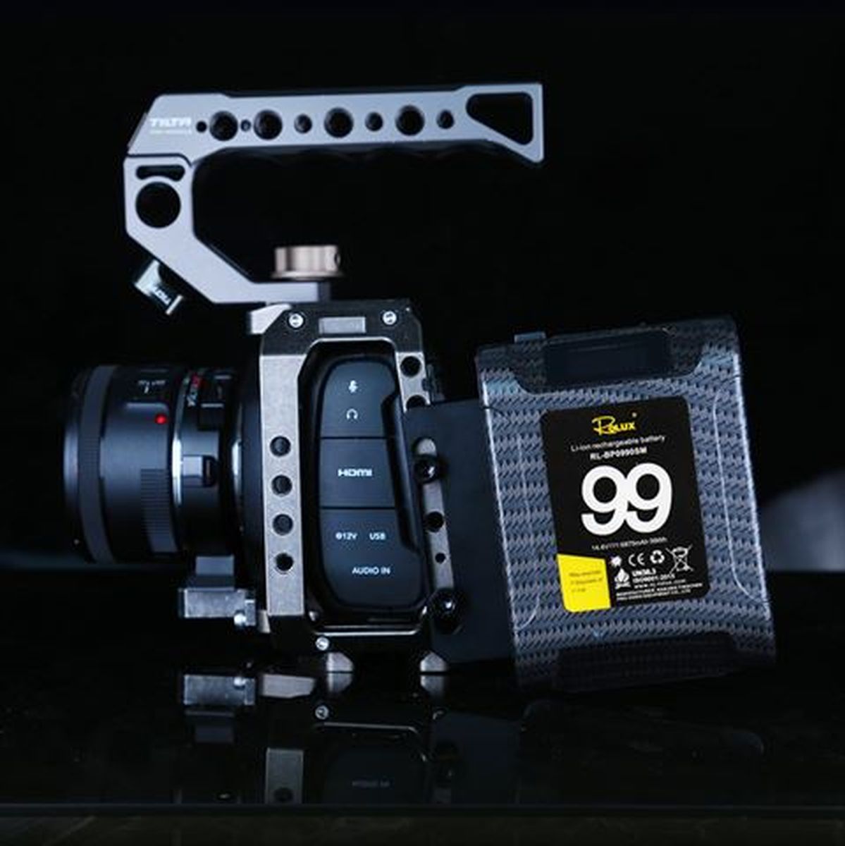 Rolux Mini V-Mount Battery Plate RL-AC12S - image 5 of 5