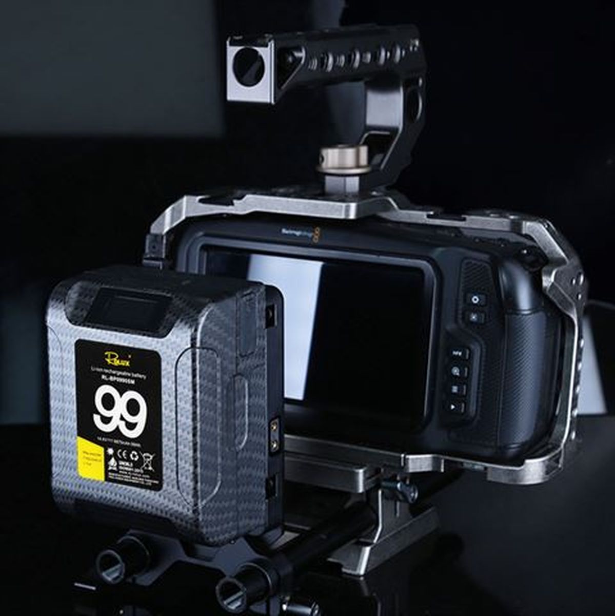 Rolux Mini V-Mount Battery Plate RL-AC13S - image 4 of 5