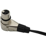 Rolux 4-PINS XLR Female w/ Male D-Tap RL-C5