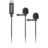Boya Duo Clip-On Lavalier Microphone BY-M3D For USB-C