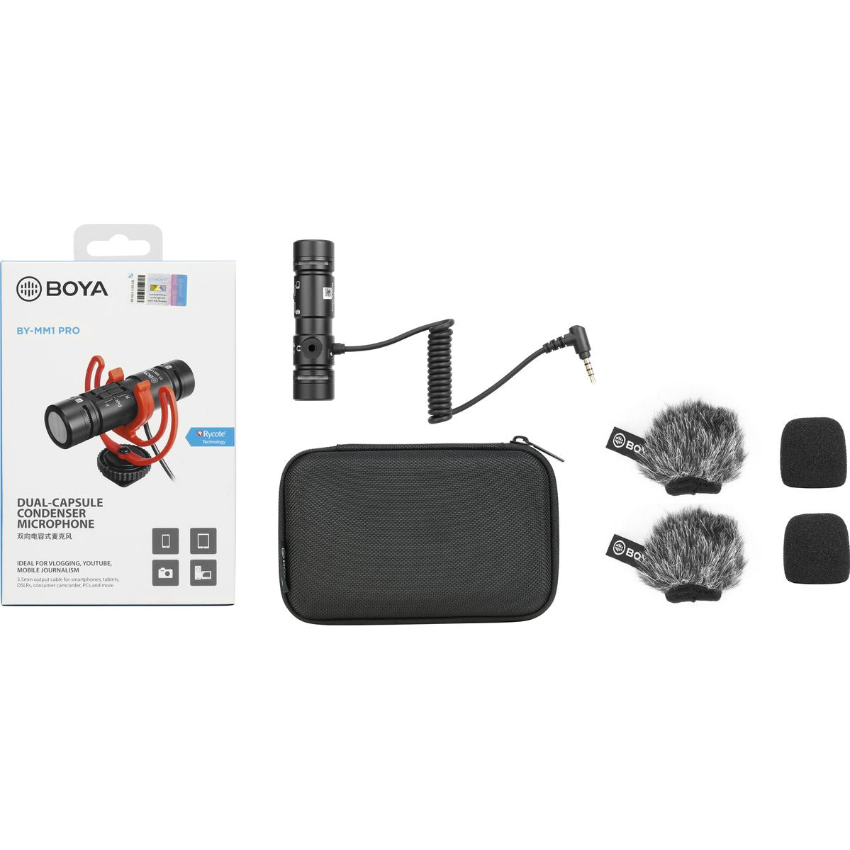 Boya Universal Compact Shotgun Microphone BY-MM1 Pro