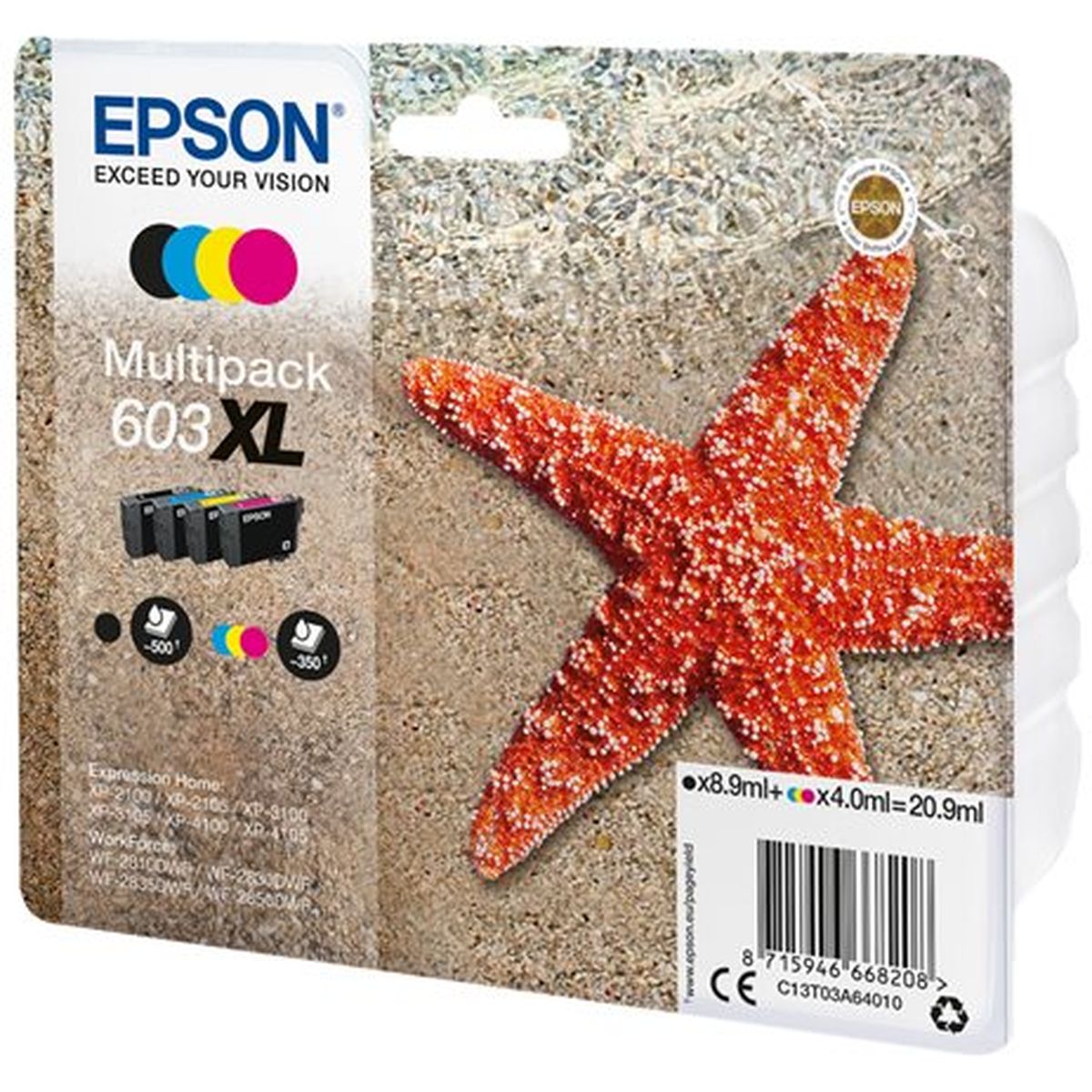 Epson Multipack 4-COLOURS 603XL Ink - image 2 of 3