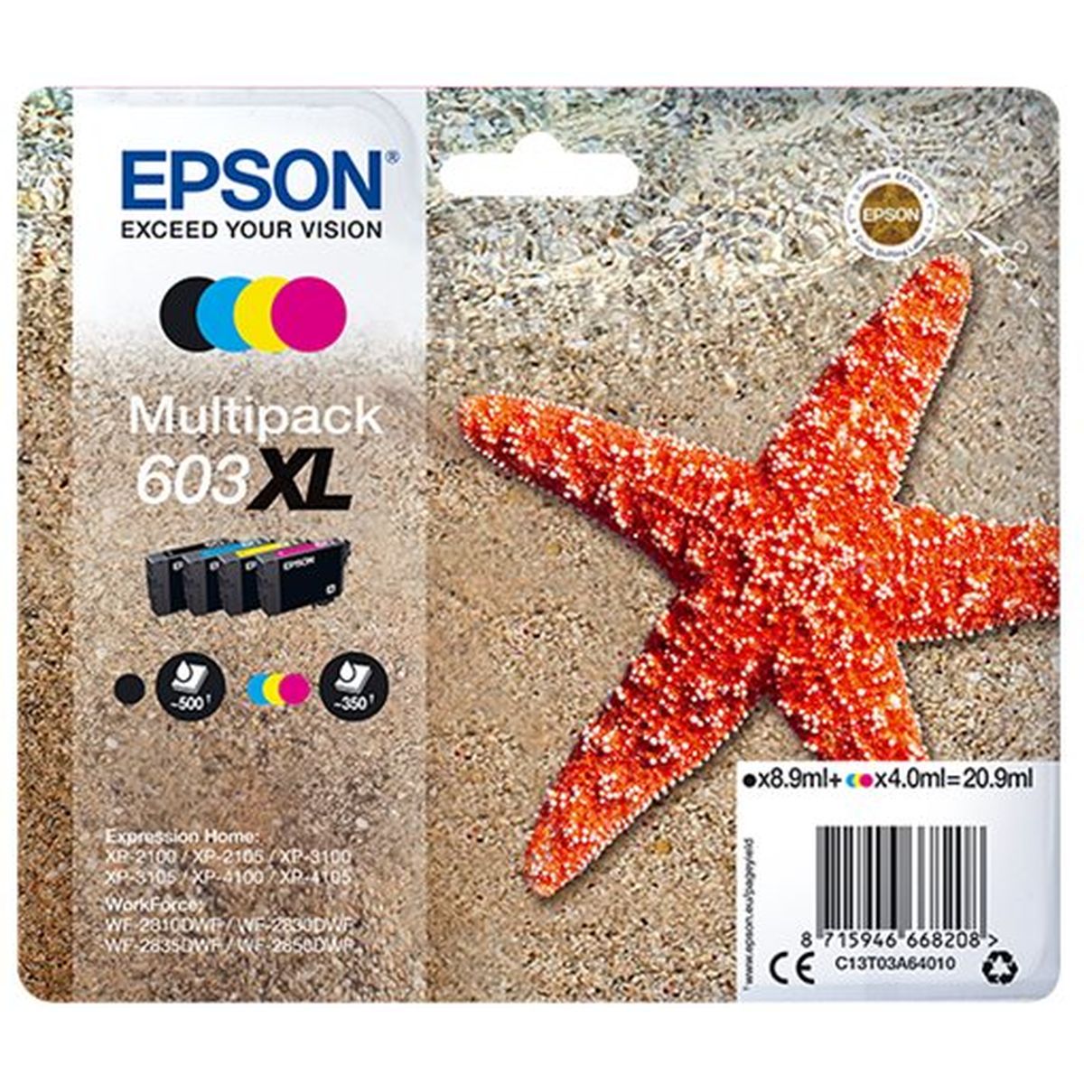 Epson Multipack 4-COLOURS 603XL Ink - image 3 of 3