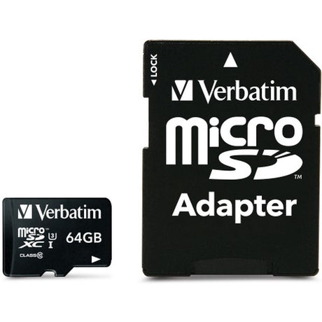 Verbatim Pro 600X MicroSDHC Memory Card 64GB