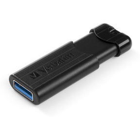 Verbatim Pinstripe USB Drive USB-Flashstation 128 GB USB 3.2 Gen 1 Black