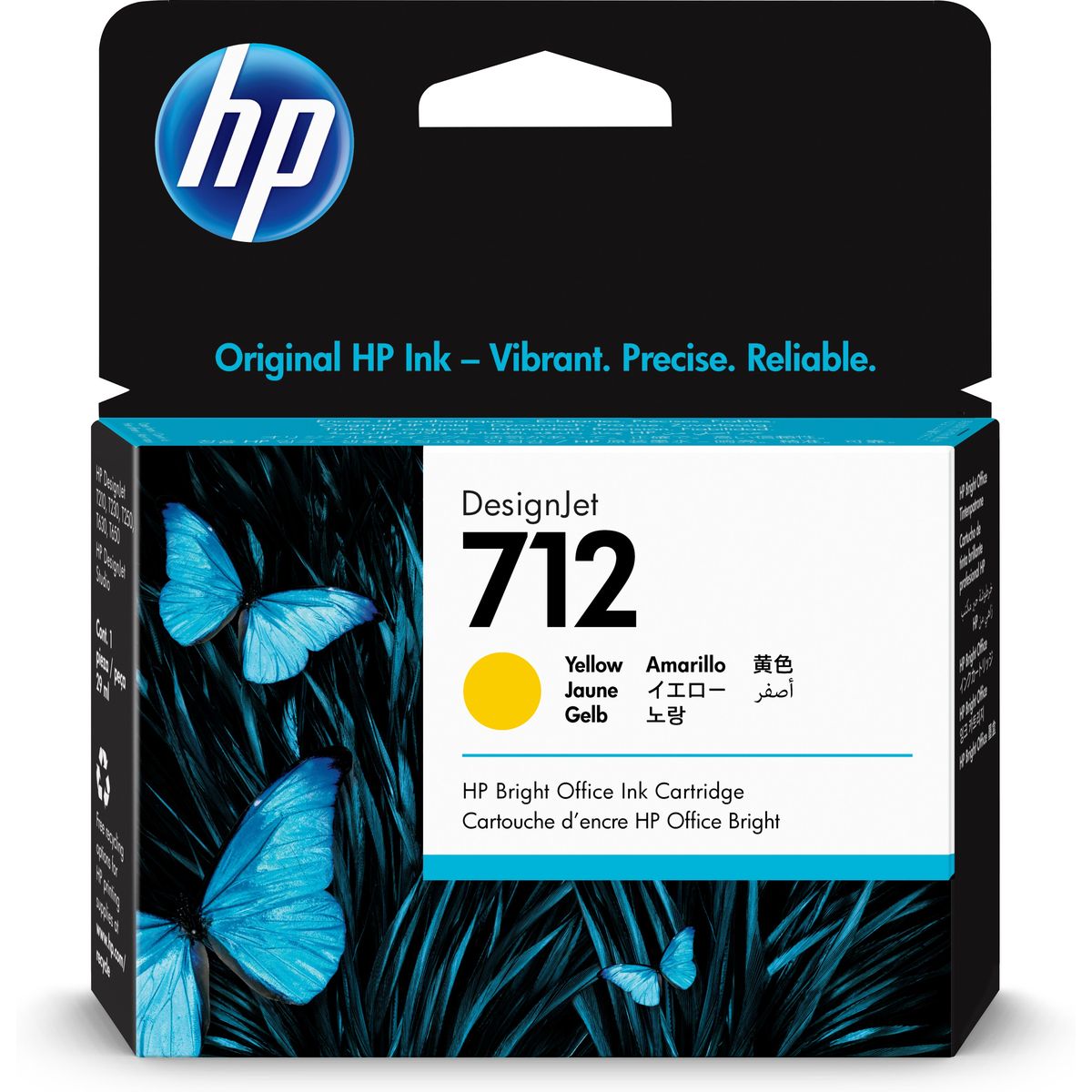 HP 712 29-ml Yellow Designjet Ink