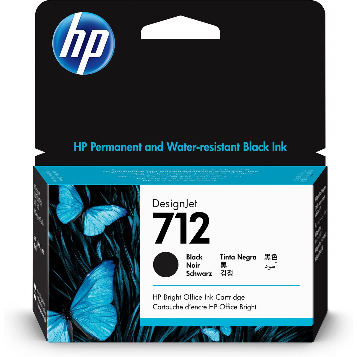 HP 712 38-ml Black Designjet Ink