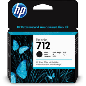 HP 712 80-ml Black Designjet Ink