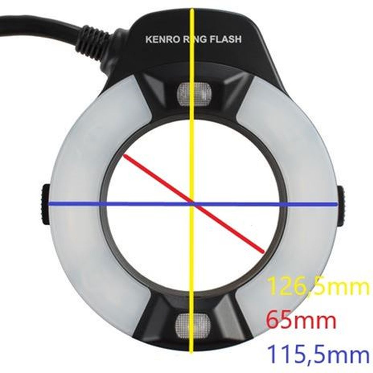 Kenro TTL Macro Ringflitser KFL201C For Canon - image 4 of 5