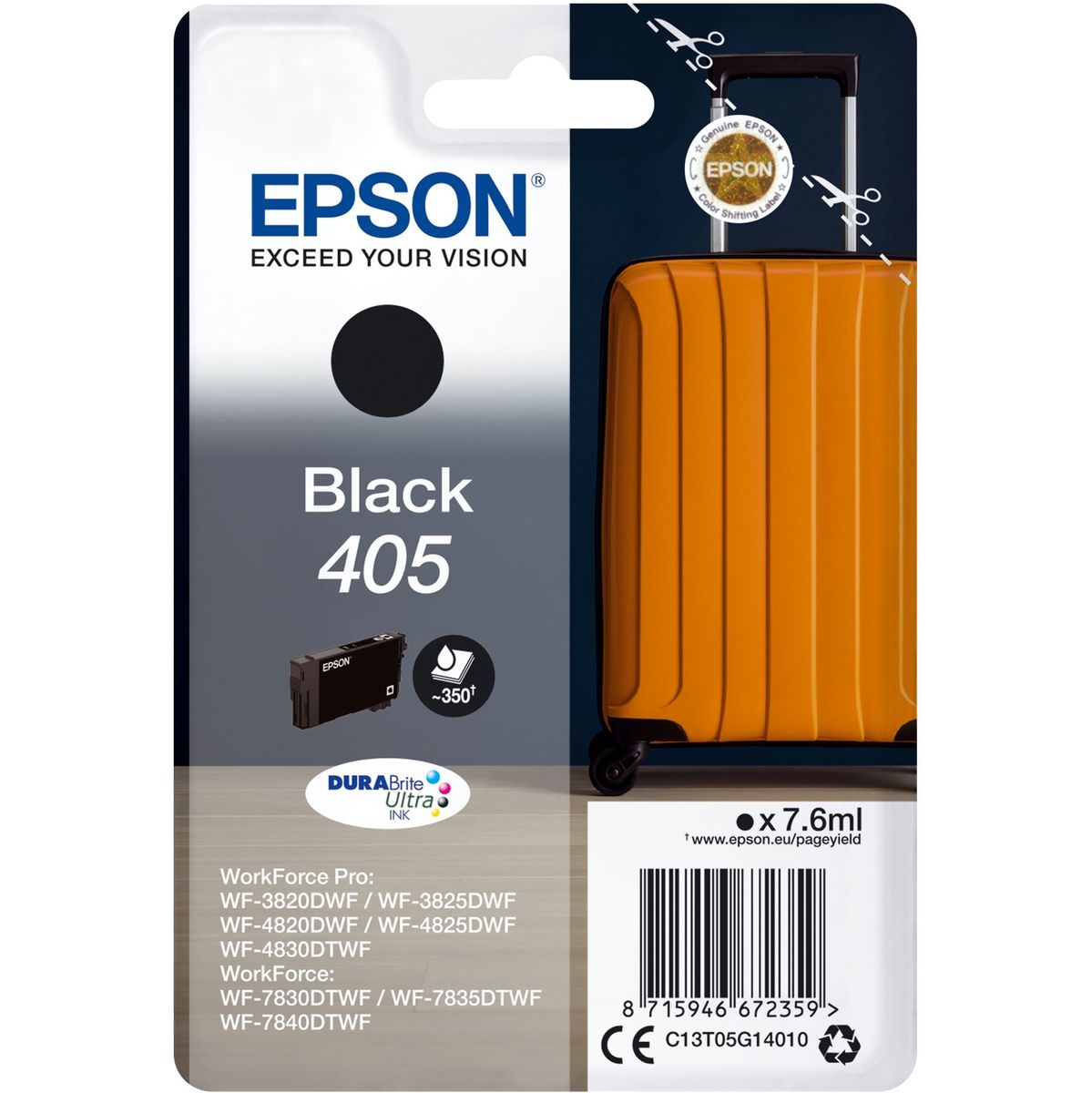 Epson Singlepack Black 405 DuraBrite - image 2 of 2
