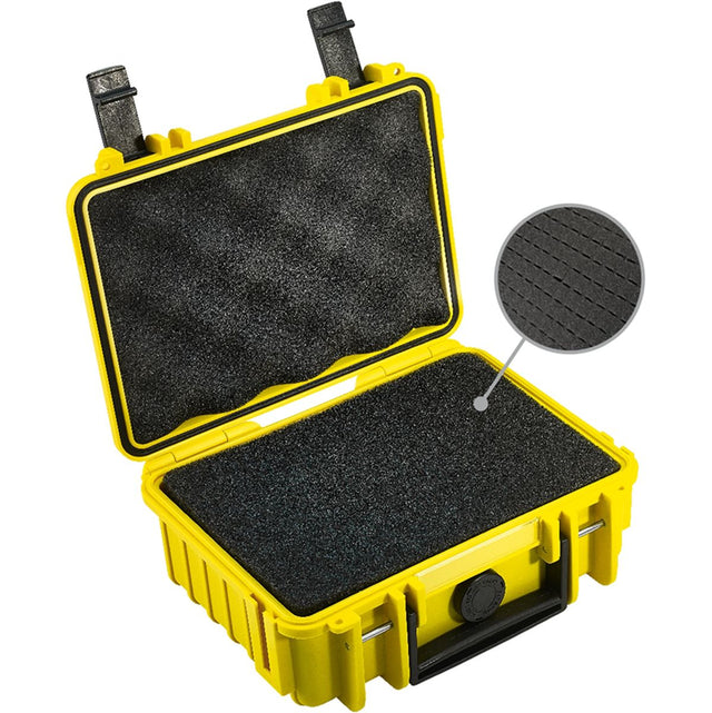 B&W Outdoor.cases Type 500 Yellow / Plukschuim