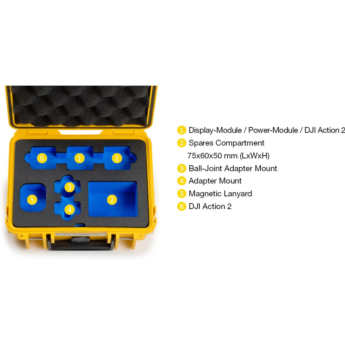 B&W Type 500 Case For Action 2 Yellow - image 5 of 5