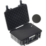 B&W Outdoor.cases Type 1000 Black / Plukschuim