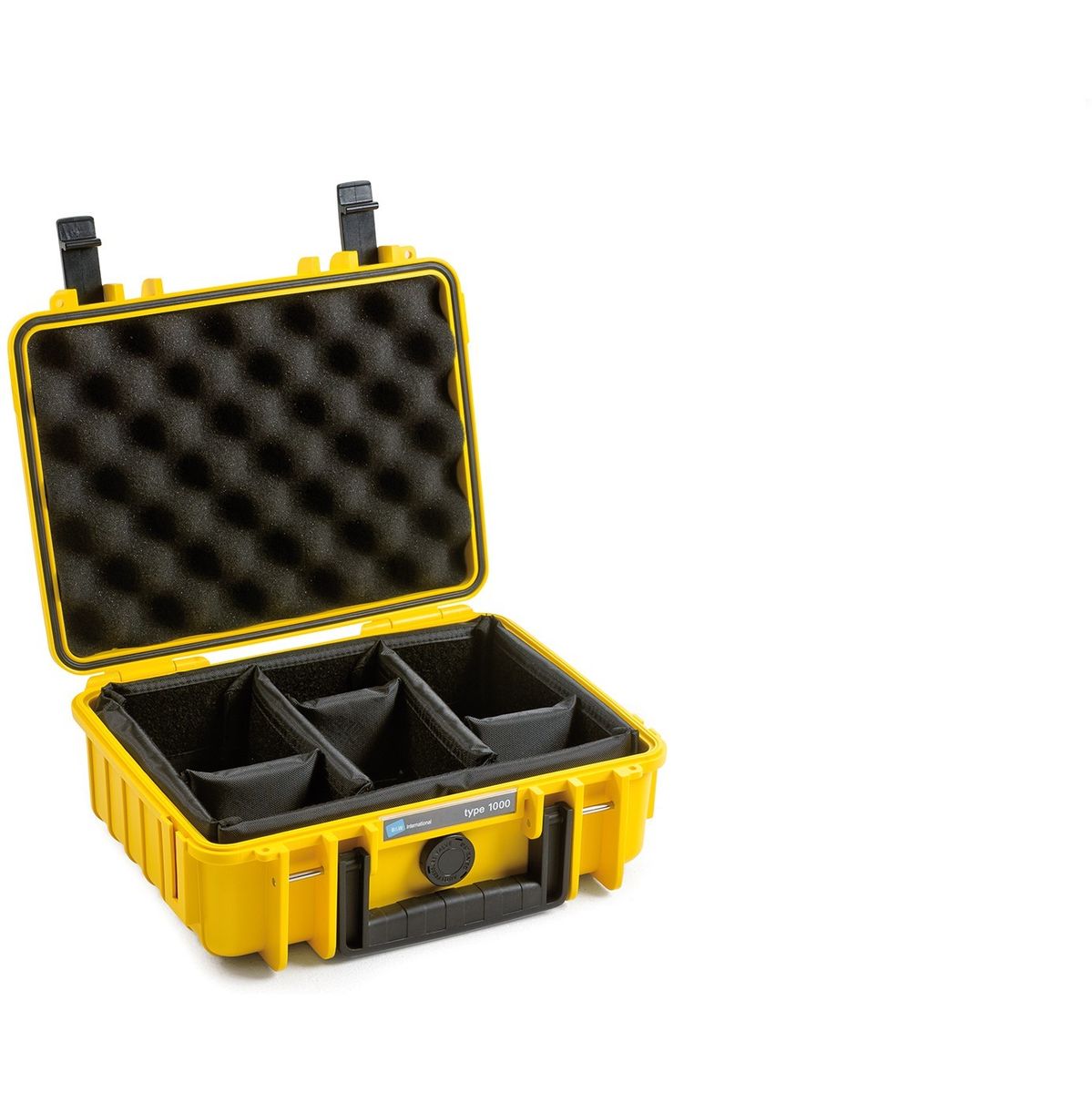 B&W Outdoor.cases Type 1000 Yellow / Divider