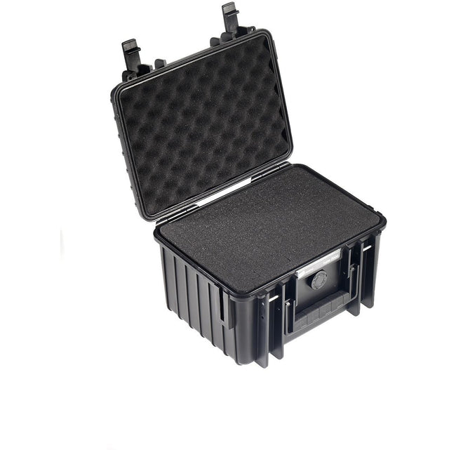 B&W Outdoor.cases Type 2000 Black / Plukschuim