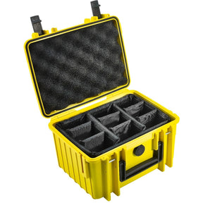 B&W Outdoor.cases Type 2000 Yellow / Divider