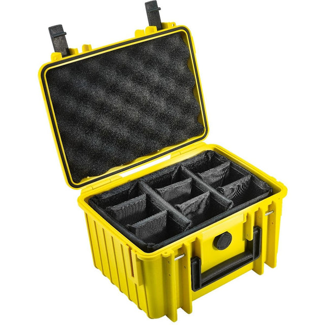 B&W Outdoor.cases Type 2000 Yellow / Divider